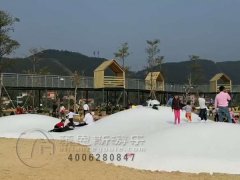 充氣蹦蹦云跳跳云樂園落成佛山郁金香農業風情